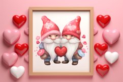 Cute Chibi Corgi Valentine Clipart, Valentines Clipart Product Image 3