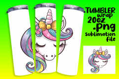LUXURIOUS 20oz Tumbler Artwork , Unicorn Product Image 1
