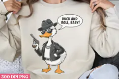 Duck and roll Baby PNG, Funny Duck Sublimation PNG Product Image 3
