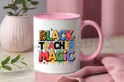 Black Teacher Magic Sublimation PNG, Inspirational PNG Product Image 3
