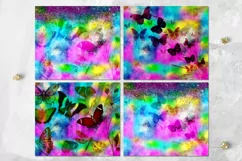 Watercolor Butterfly skinny tumbler | 8 Sublimation designs Product Image 3