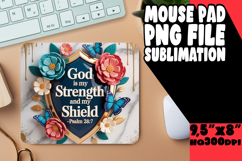 CHEERFUL MOUSE MAT PLAYFUL DESIGN, Christian Product Image 1