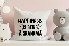 Happiness Is Being A Grandma SVG Design, Baby SVG Design Product Image 3