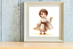 Child Jesus Clipart Png Design, Watercolor Clipart Product Image 3