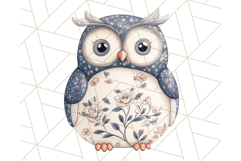 Blue Floral Stuffed Animal Clipart PNG, Cute Stuffed Animals Product Image 3