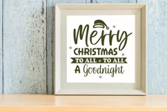 Merry christmas to all to all a goodnight SVG Product Image 2