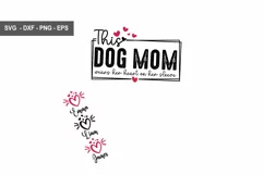 This Dog Mom Wears Her Heart On Her Sleeve, Valentine Sleeve Product Image 3