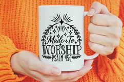 Made To Worship Svg, Christian Svg, Bible Verse Svg. Product Image 4