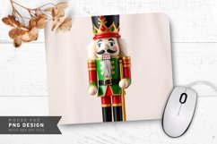 Classic Nutcracker in Traditional Outfit Mouse Pad PNG Product Image 1