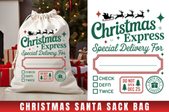 Christmas Express SVG| Christmas Gift Bag Product Image 1