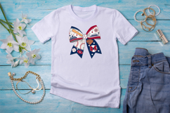 Baseball Fan Coquette Bow Clipart, baseball bow, glove bow Product Image 3