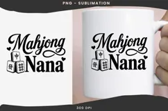 Mahjong quote png design for T-shirts Product Image 3