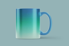 Aqua Gradient Glow Digital Paper Product Image 3