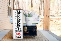 Merry christmas SVG, Christmas SVG, Christmas Porch Sign SVG Product Image 3