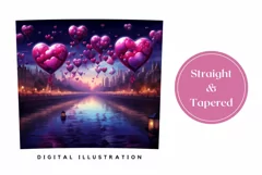 Valentines Tumbler Sublimation, Magic Love Tumbler Design Product Image 3