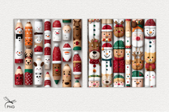 Christmas digital paper, background clipart Product Image 3