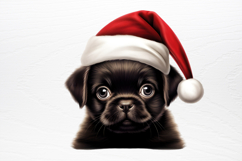 Christmas Peeking Dogs Clipart PNG Product Image 3