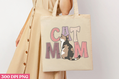 Cat Mom PNG, Cat Mom Sublimation PNG Product Image 1