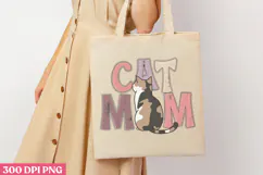 Cat Mom PNG, Cat Mom Sublimation PNG Product Image 1
