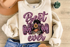 Best mom ever PNG sublimation | Mother's Day PNG T-Shirt Product Image 9
