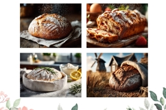 Bread Cutting Board, Bread PNG, Breakfast PNG Product Image 3