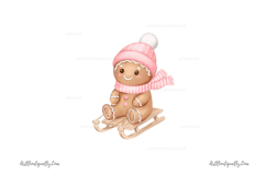 Pink Winter Gingerbread Set Product Image 2