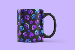 Neon Bokeh Dots Digital Paper Product Image 3