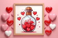 Valentine Vintage Love Clipart, Christmas Clipart Product Image 3