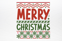 Ugly Christmas Sweater SVG Product Image 3