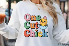 One Cute Chick PNG, Baby Animal Nursery Sublimation PNG Product Image 3