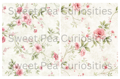 Shabby Chic, Pink, Papers, Junk Journal Product Image 3