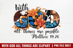 With God All Things Are Possible Product Image 1