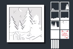 Multi-layer Christmas card / DIY crafts. Product Image 2