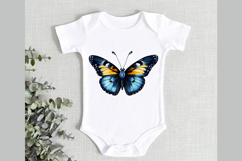Butterfly Blue Yellow Insect Watercolor Sublimation Product Image 3