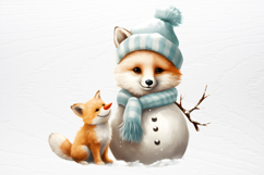 Christmas Baby Animals Clipart PNG Product Image 2