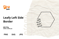 Leafy Left Side Border Product Image 1