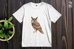 Watercolor Owl Clipart Sublimation PNG Product Image 2