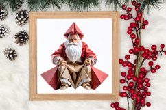 Christmas Origami Style Sublimation, Christmas PNG Product Image 3