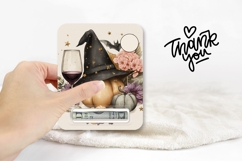 Boho Halloween Gift Card, Printable Halloween Money Card Product Image 3