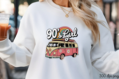90&#039;s Girl PNG, Girl Power sublimation PNG Product Image 3