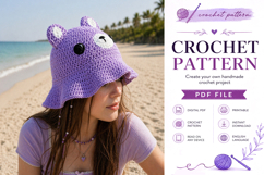 Teddy Bear Bucket Hat Crochet Pattern PDF Product Image 4