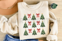 Christmas Tree &amp; Bow PNG Design Product Image 3