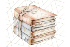 Cozy Book Lover Clipart PNG, Aesthetic Reading Graphics Product Image 3