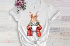 Christmas Animals Coffee Sublimation Clipart, Christmas PNG Product Image 3