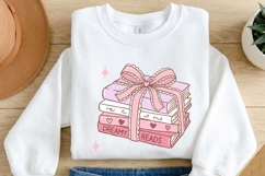 Romantic Coquette Book Clipart PNG SVG, Pink Romance Books Product Image 3