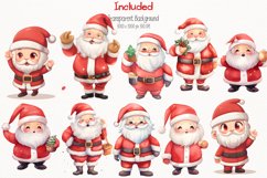 Cozy Christmas Santa Claus 53 Cliparts Collection Product Image 3