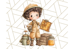 Cute Career Clipart Watercolor Professions Clip Art for Kids Product Image 3