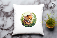 Cute Cat Kitten Clipart Sublimation PNG Product Image 3