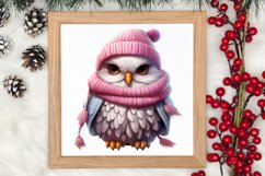 Cute Pink Christmas Animals Clipart Sublimation Product Image 3