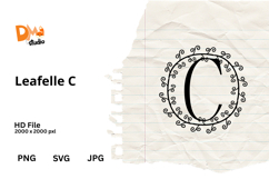 Leafelle Monogram Product Image 1